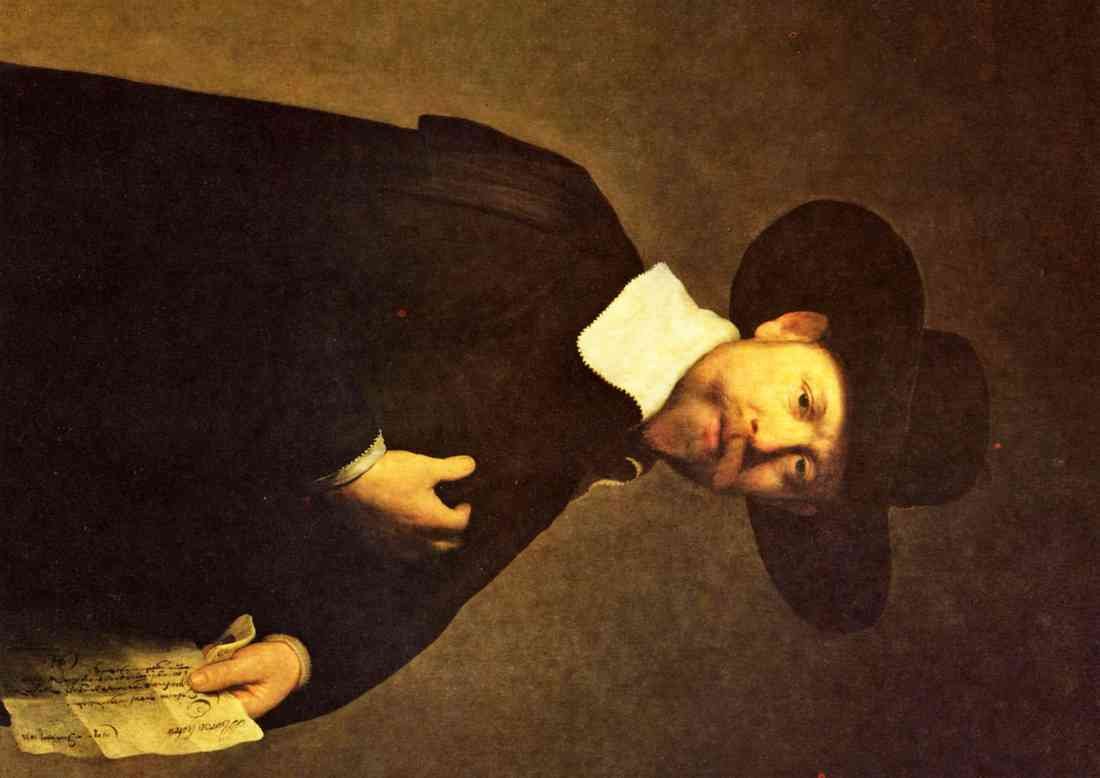 Royalty Free Image Portrait of businessman Martin Looten Rembrandt A4 Photo Print