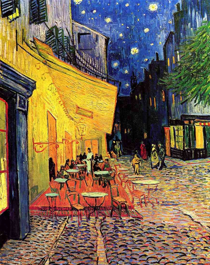 Royalty Free Image The Cafe Terrace on the Place du Forum Arles at Night Van Gogh A4 Photo Print
