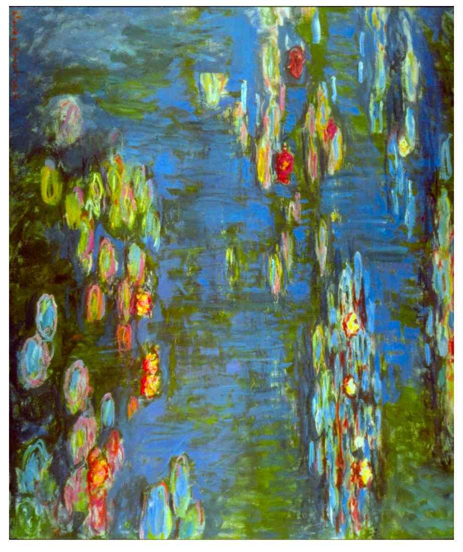 Royalty Free Image Waterlillies Monet ish plus A4 Photo Print