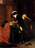 Roybet Ferdinand A Cavalier Lighting A Pipe A4 Photo Print