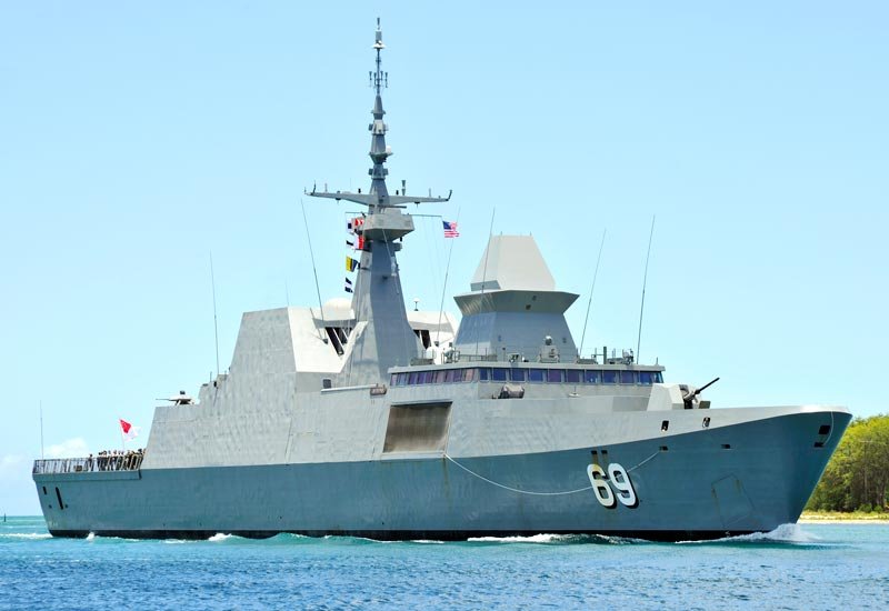 Rss Intrepid 69 Frigate Singapore A4 Photo Print
