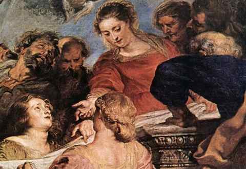 Rubens Assumption of the Virgin 1626 detail2 A4 Photo Print