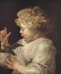 Rubens Boy with Bird A4 Photo Print