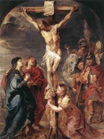 Rubens Christ on the Cross 1627 A4 Photo Print