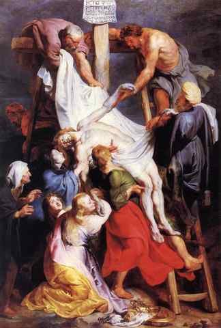 Rubens Descent from the Cross 1616 17 A4 Photo Print