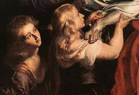 Rubens Descent from the Cross detail1 A4 Photo Print