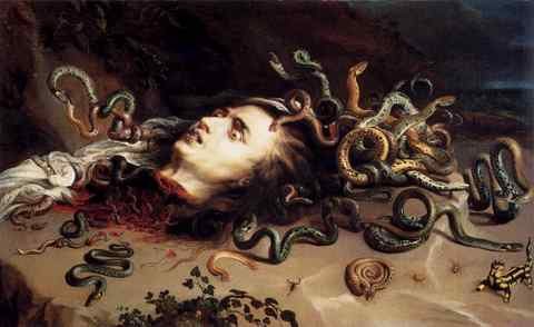 Rubens Head Of Medusa A4 Photo Print