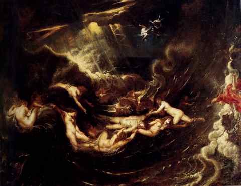 Rubens Hero And Leander A4 Photo Print