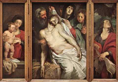 Rubens Lamentation of Christ A4 Photo Print