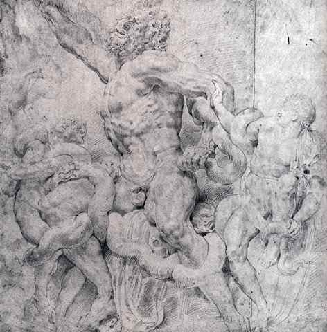 Rubens Laocoon And His Sons A4 Photo Print