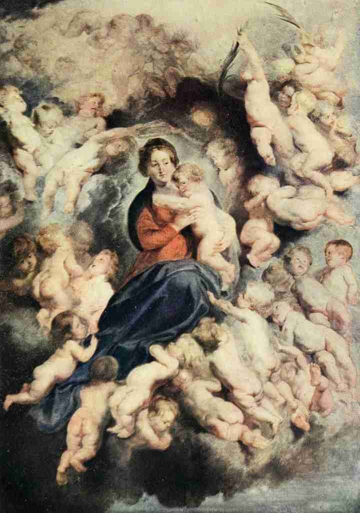 Rubens PP Rubens 1908 Virgin & the Holy Innocents A4 Photo Print
