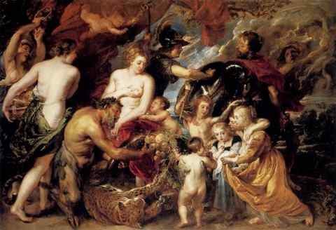 Rubens Peace And War A4 Photo Print
