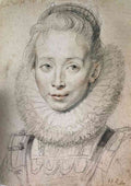 Rubens Portrait Of A Chambermaid Chalk 2 A4 Photo Print