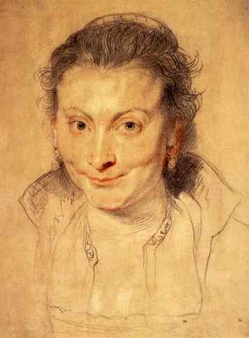 Rubens Portrait Of Isabella Brant A4 Photo Print