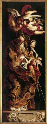 Rubens Raising of the Cross Sts Amand and Walpurgis A4 Photo Print