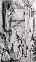 Rubens Saint Gregory With Saints Domitilla Maurus And Papianus 1606 A4 Photo Print