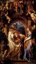 Rubens Saint Gregory With Saints Domitilla Maurus And Papianus A4 Photo Print