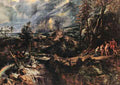 Rubens Stormy Landscape A4 Photo Print