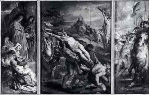 Rubens The Elevation Of The Cross Oil Sketch A4 Photo Print