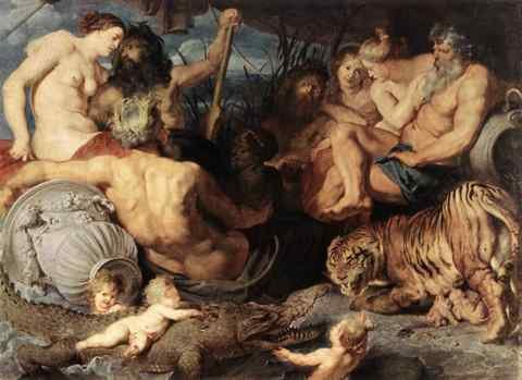 Rubens The Four Continents A4 Photo Print