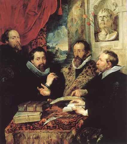 Rubens The Four Philosophers A4 Photo Print