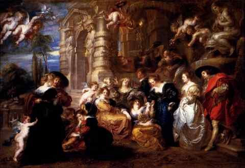 Rubens The Garden Of Love A4 Photo Print