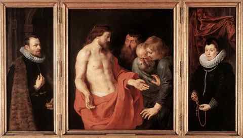 Rubens The Incredulity of St Thomas A4 Photo Print