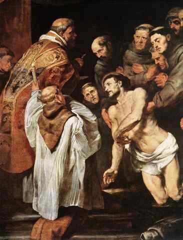 Rubens The Last Communion of St Francis A4 Photo Print