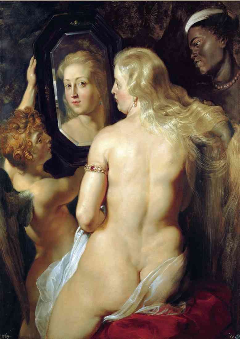 Rubens Venus at a Mirror c1615 A4 Photo Print