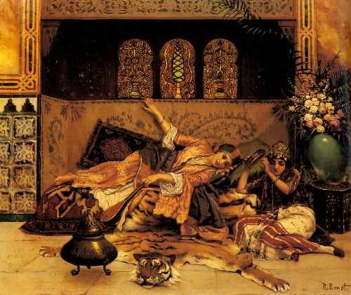 Rudolf Ernst Les Captives A4 Photo Print