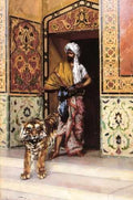 Rudolf Ernst The Pashas Favourite Tiger A4 Photo Print