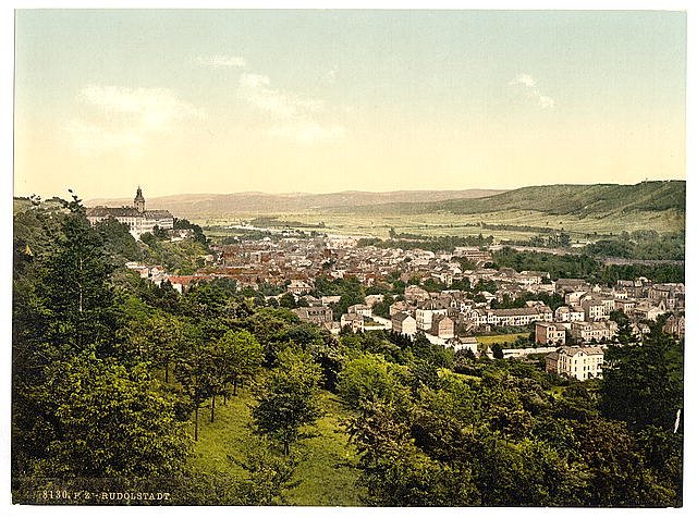 Rudolstadt II Thuringia Vintage A4 Photo Print
