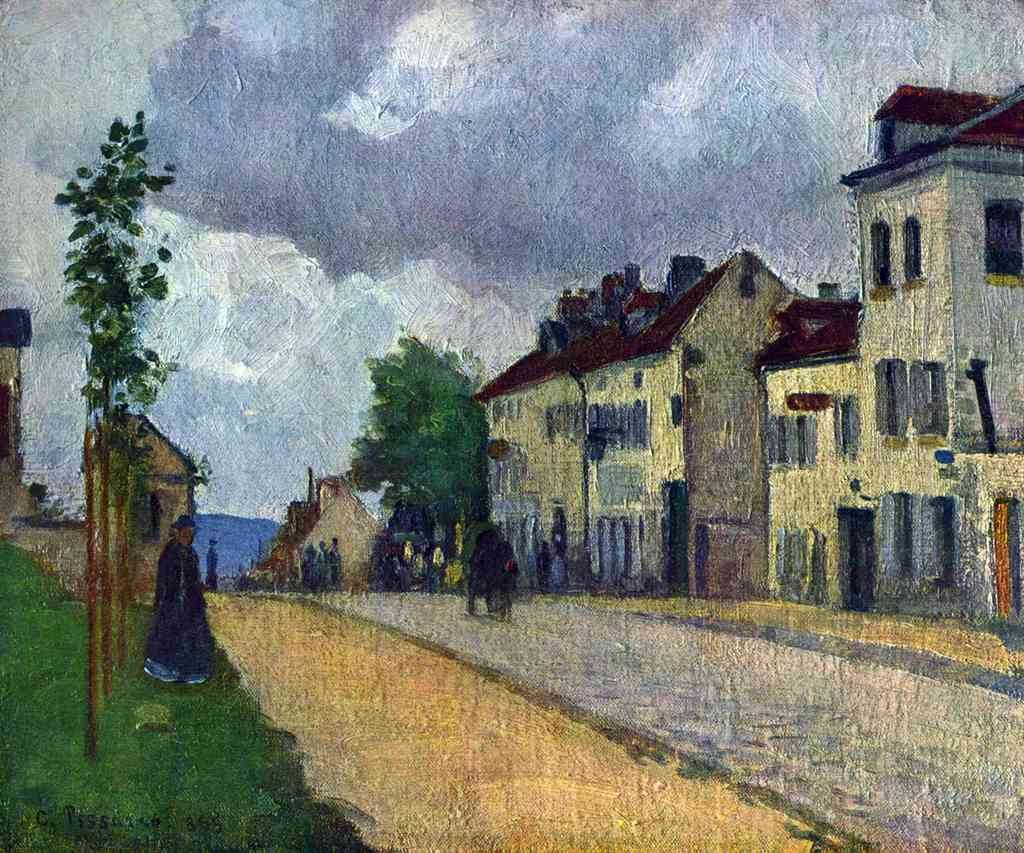 Rue De Gisors Pissarro A4 Photo Print