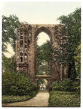 Ruins of Eldena Griefswald Pommeraina Vintage A4 Photo Print