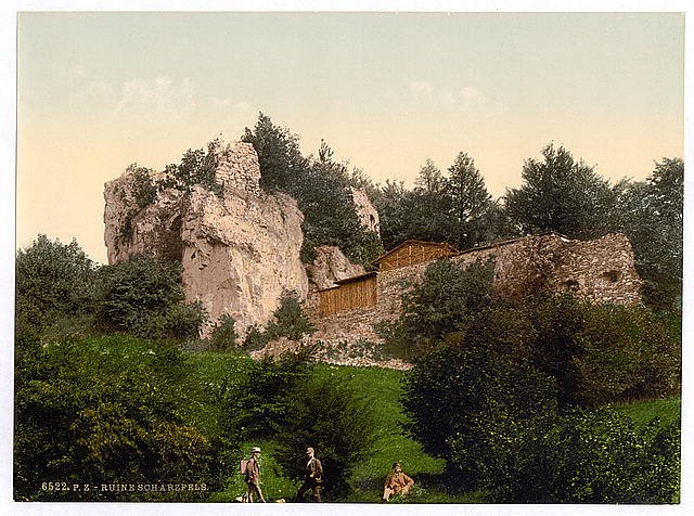 Ruins of Schwarzfels Hartz Vintage A4 Photo Print