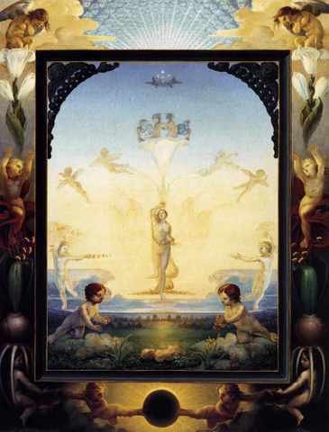 Runge Philipp Otto The Small Morning A4 Photo Print