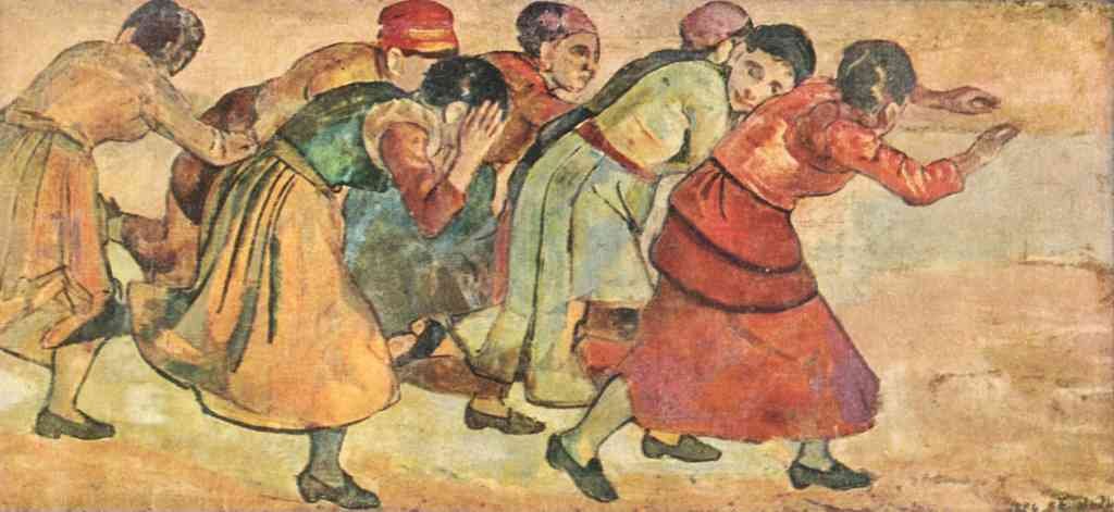 Running Women Ferdinand Hodler Symbolism A4 Photo Print