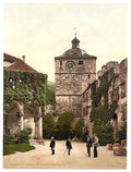 Ruprechtsbau Heidelberg Baden Vintage A4 Photo Print