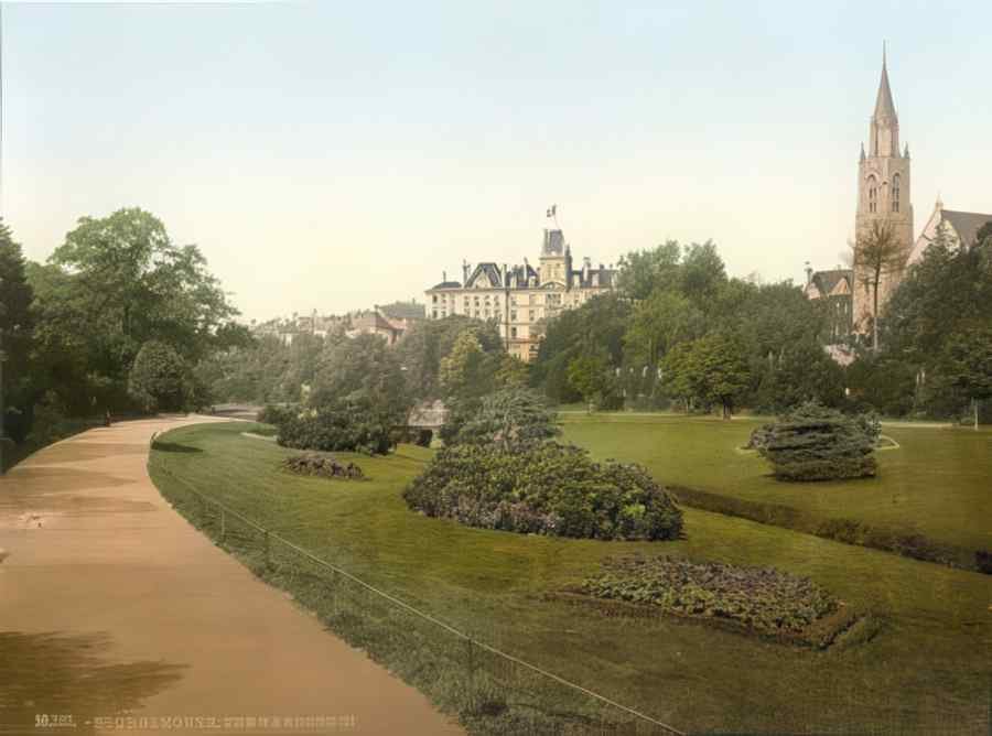 Rural Dorset Bournemouth The Gardens A4 Photo Print