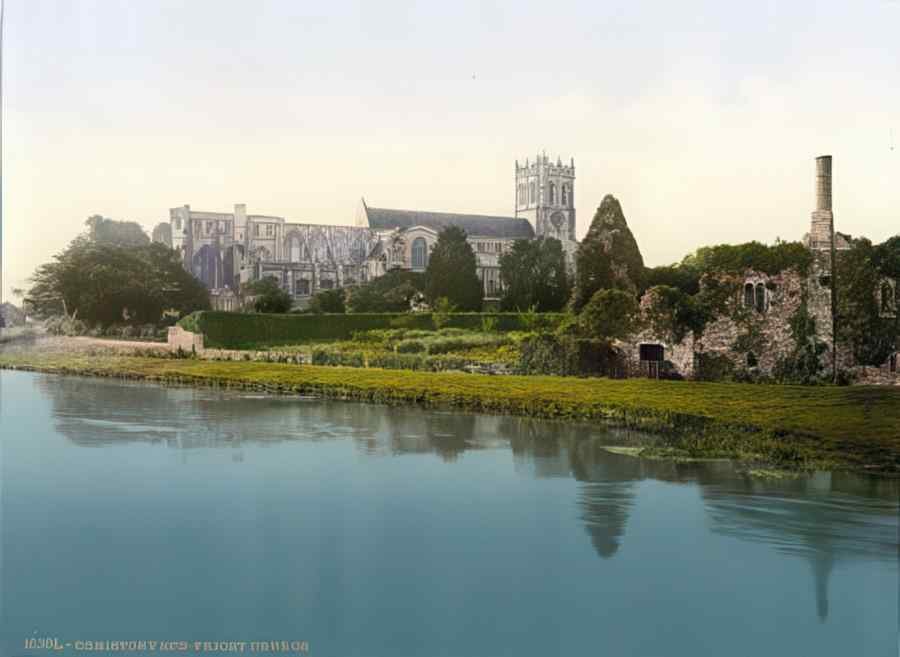Rural Dorset Christchurch The Priory Church A4 Photo Print
