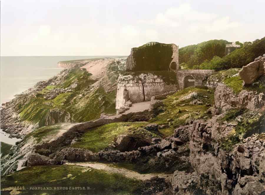 Rural Dorset Portland Rufus Castle Ii A4 Photo Print
