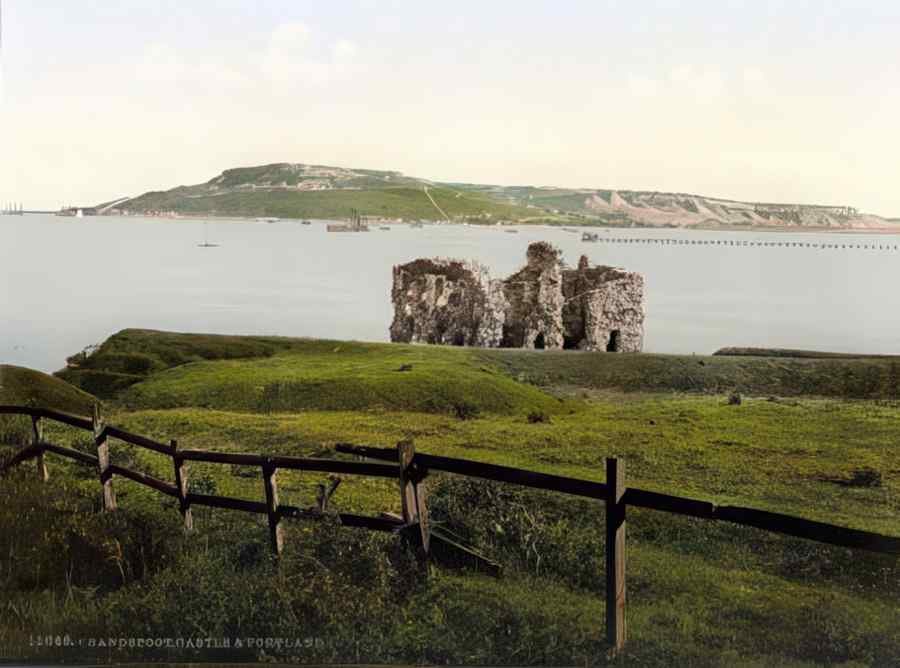 Rural Dorset Portland Sandsfoot Castle A4 Photo Print