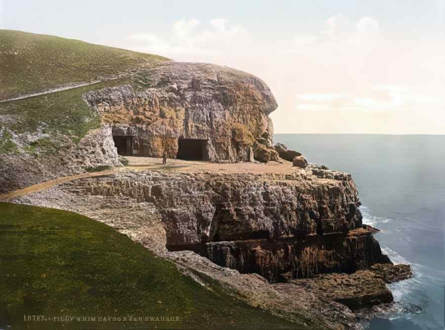 Rural Dorset Swanage Tilly Whim Caves A4 Photo Print