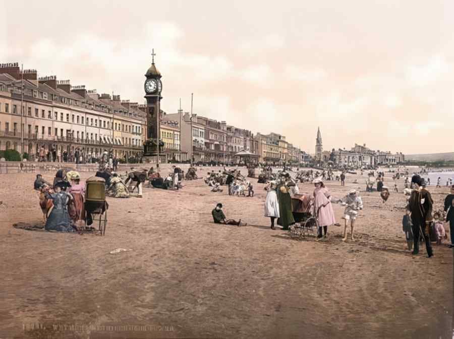 Rural Dorset Weymouth Jubilee Clock Tower A4 Photo Print