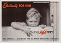 Rural Electricity Poster American World War II Advert Poster