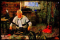 Rural England UK 374033 Walkley Clog Factory, Hebden Bridge A4 Limited Edition Watercolour Print