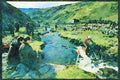 Rural England UK 374035 Scott Motorcycle Trail, Yorkshire Dales A4 Limited Edition Watercolour Print
