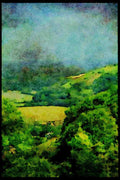 Rural England UK 374081 View From South Downs, Devils's Dyke A4 Limited Edition Watercolour Print