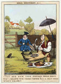 Rural Enjoyment 1829b Cartoon Joke 001 Vintage A4 Photo Print
