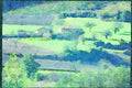 Rural Village France 174022 Rural Landscape Near Carpentras A4 Limited Edition Watercolour Print
